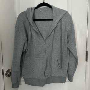 Medium Grey Zip Up